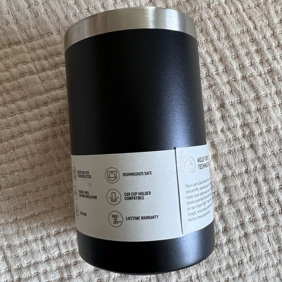 Stanley Stainless Steel The Everyday Can Cooler Can Chiller 10oz 295mL Black NEW - Picture 5 of 9